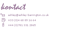 Ashley Barrington Contact