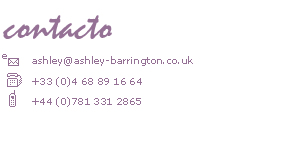 Ashley Barrington - contacto